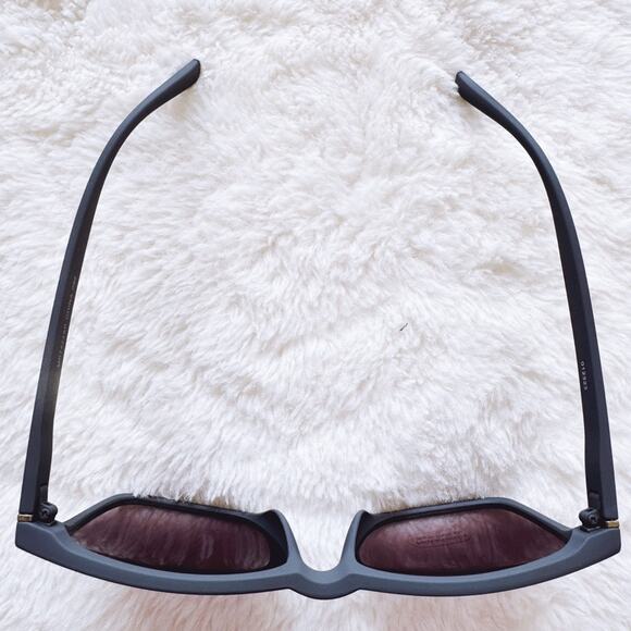 Otto Charcoal Angular Frame Sunglasses - Picture 6 of 11